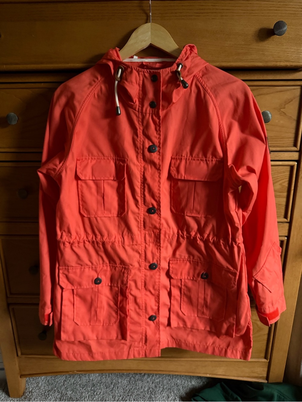 Madewell Trailwear Penfield Hudson Wax Cloth Utility Jacket Raincoat Womens XL